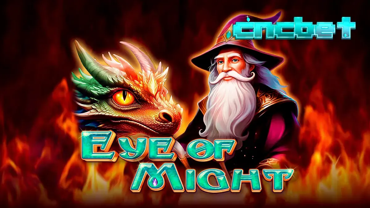 Tampilan visual slot Eye of Might dengan tema fantasi